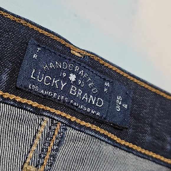 Lucky Brand Skinny Jeans in Dark Indigo Size 0/25 - Picture 5 of 7